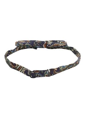 blue cotton bow tie - 13556037 - Standard Image - 3