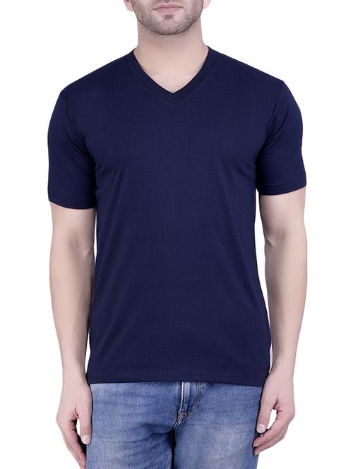 navy blue cotton t-shirt - 13599525 -  Standard Image - 0