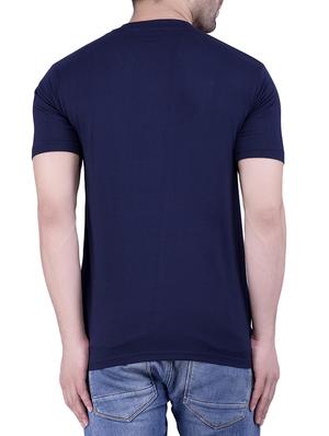navy blue cotton t-shirt - 13599525 - Standard Image - 3