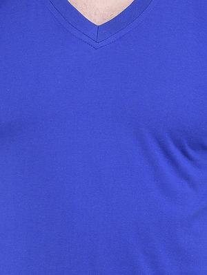 blue cotton t-shirt - 13599526 - Standard Image - 4
