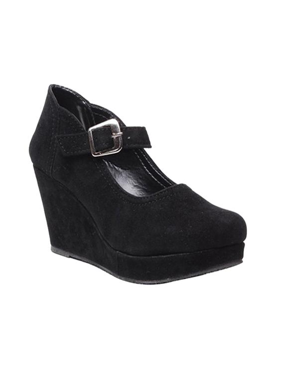 black ankle strap wedge - 13601363 - Zoom Image - 1