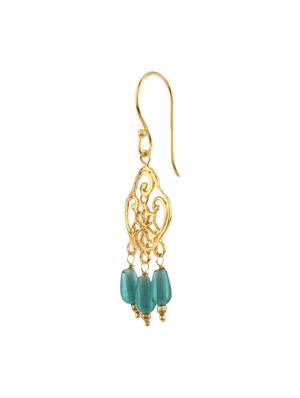 beaded dainty chandelier earrings - 13607090 - Standard Image - 2