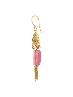 Pink Long Tassel Earrings - 13607092 - Standard Image - 2