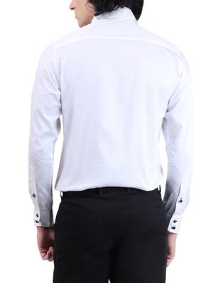 white taped formal shirt - 13607499 - Standard Image - 3