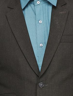 grey polyester formal blazer - 13648831 - Standard Image - 4
