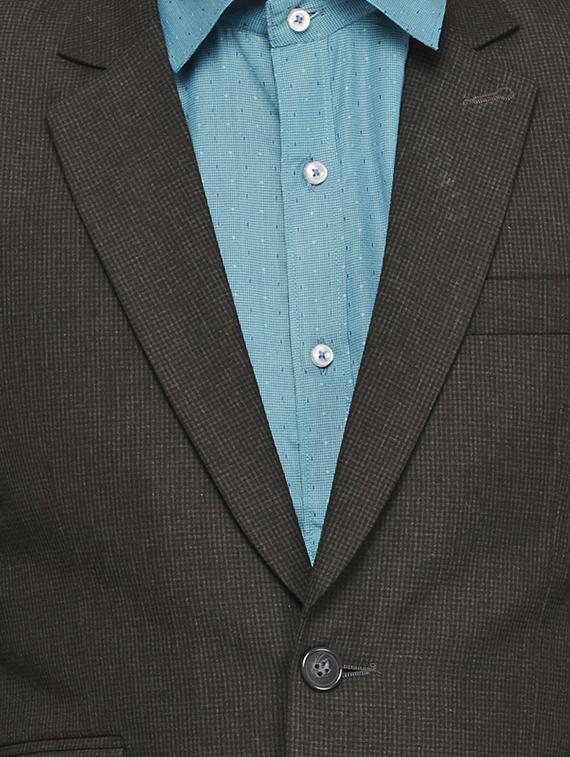 grey polyester formal blazer - 13648831 - Zoom Image - 4