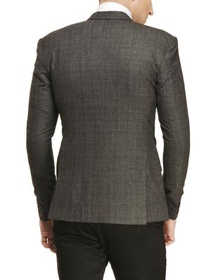 grey polyester formal blazer - 13648857 - Standard Image - 3