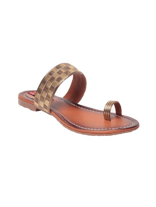gold one toe sandal - 13650925 - Very Small Image - 1