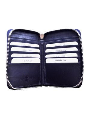 blue leather wallet - 13651629 - Standard Image - 4