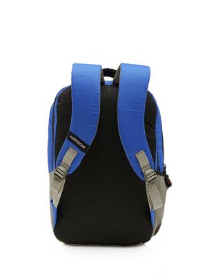 blue polyester backpack - 13651723 -  Standard Image - 1