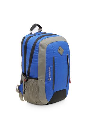 blue polyester backpack - 13651723 - Standard Image - 4