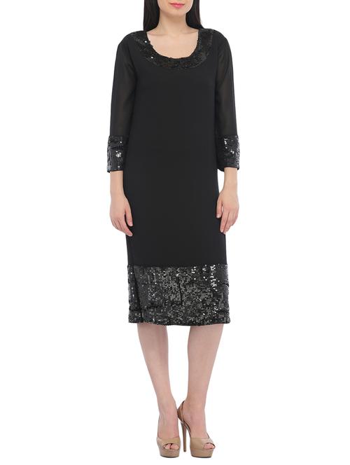 black sequined dress - 13659737 - Standard Image - 1