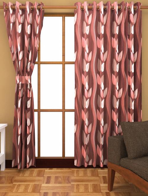 set of 4 polyster door curtain (dcr4-018) - 13664687 - Standard Image - 1