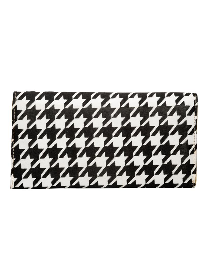 black and white silk wallet - 13664956 - Zoom Image - 1