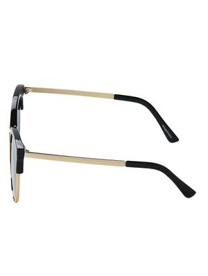 retro black uv protected sunglasses - 13665718 - Standard Image - 3