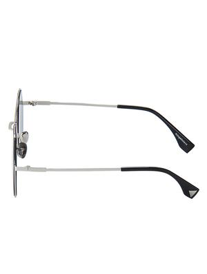 stylish silver black uv protected sunglasses - 13665722 - Standard Image - 3