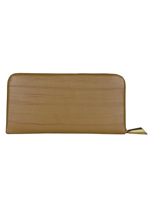 beige leatherette regular clutch - 13665970 - Standard Image - 1