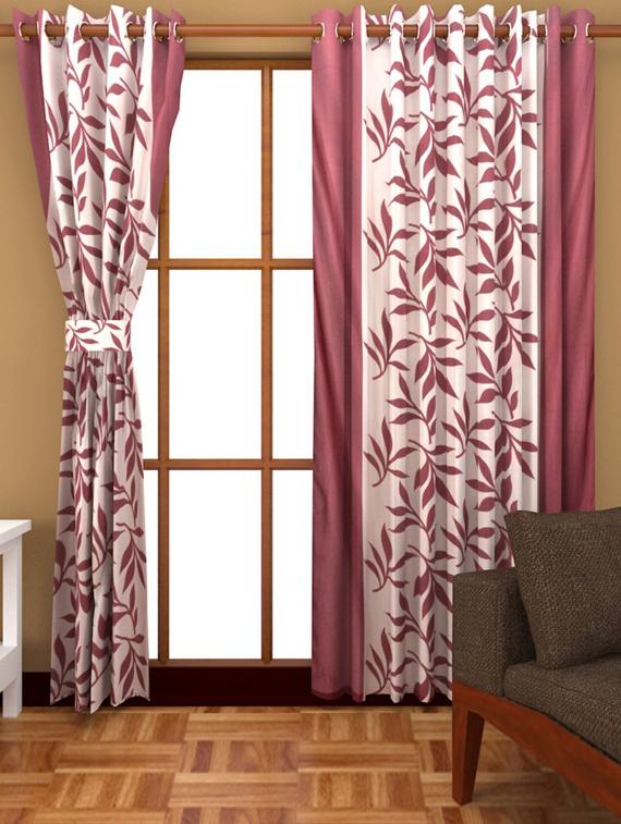 set of 6 polyster door curtain (dcr6-083) - 13668832 - Zoom Image - 1
