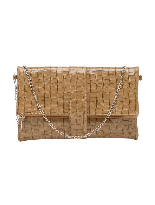 brown polyester regular clutch - 13671968 - Standard Image - 1