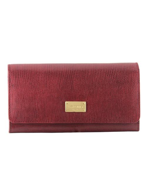 red leather regular clutch - 13671973 - Standard Image - 1