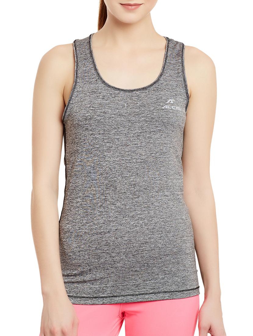 solid grey tank tee - 13672275 - Zoom Image - 1