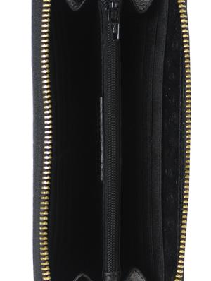 black leather regular clutch - 13672433 - Standard Image - 3