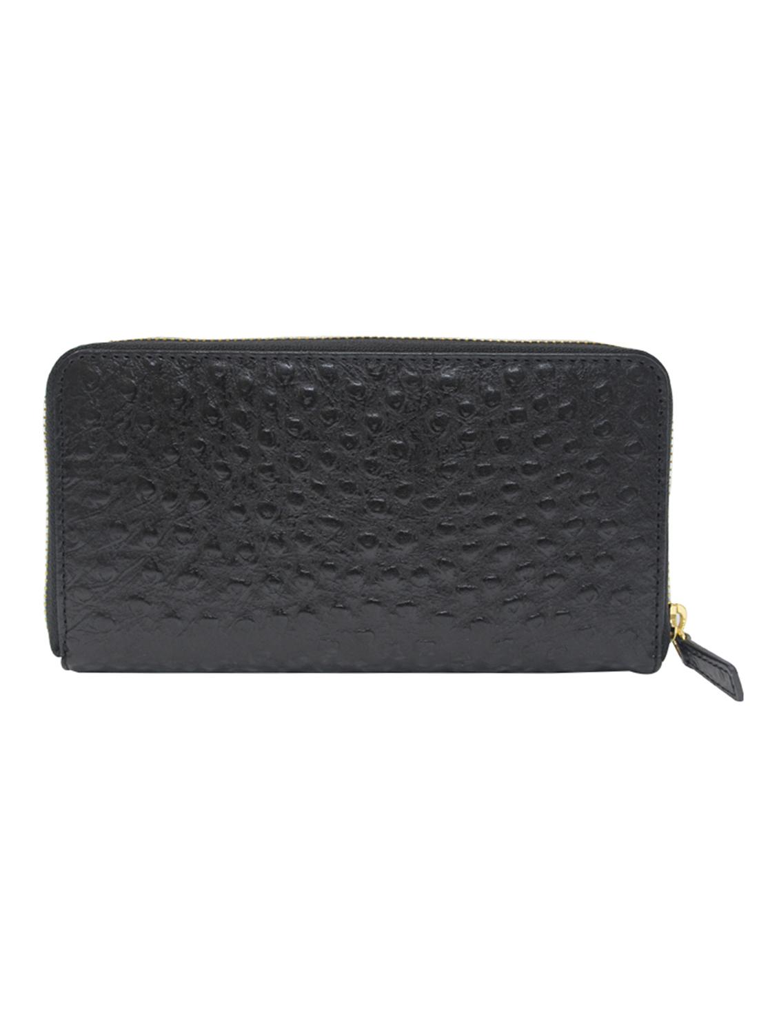 black leather regular clutch - 13672433 - Zoom Image - 2