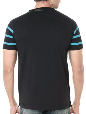 black printed cotton t-shirt - 13675514 - Standard Image - 3
