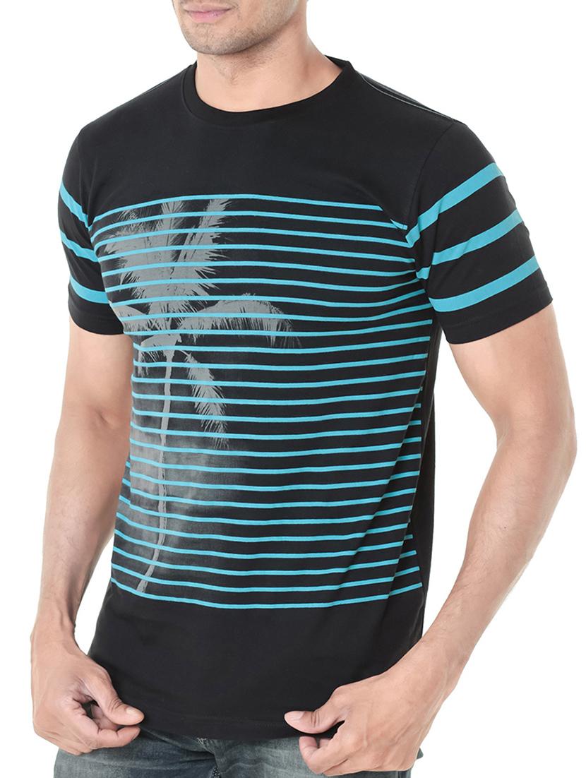 black printed cotton t-shirt - 13675514 - Zoom Image - 2