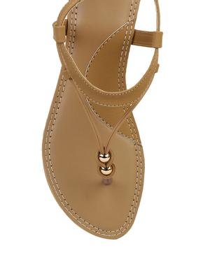 brown back strap sandal - 13678017 - Standard Image - 4