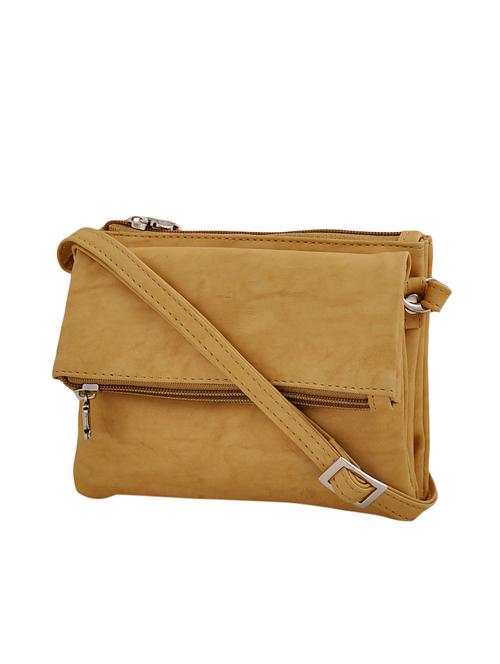 brown polyester regular sling bag - 13681514 - Very Small Image - 1
