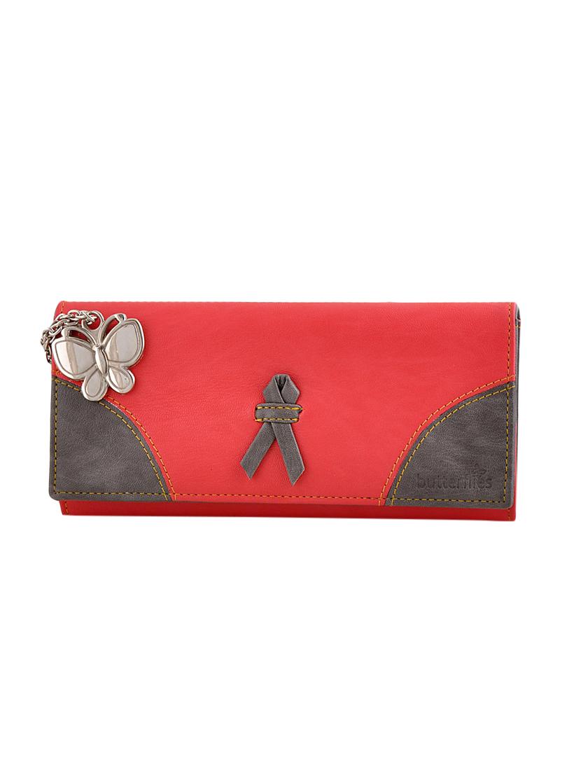 red leatherette regular clutch - 13681972 - Zoom Image - 1
