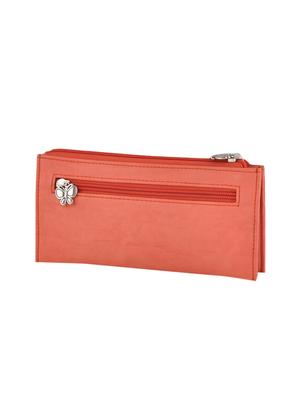 pink leatherette regular clutch - 13682016 - Standard Image - 2