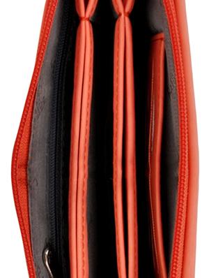 pink leatherette regular clutch - 13682016 - Standard Image - 3