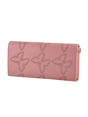 pink leatherette regular clutch - 13682024 - Standard Image - 2