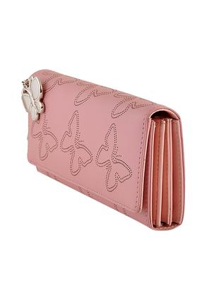 pink leatherette regular clutch - 13682024 - Standard Image - 4
