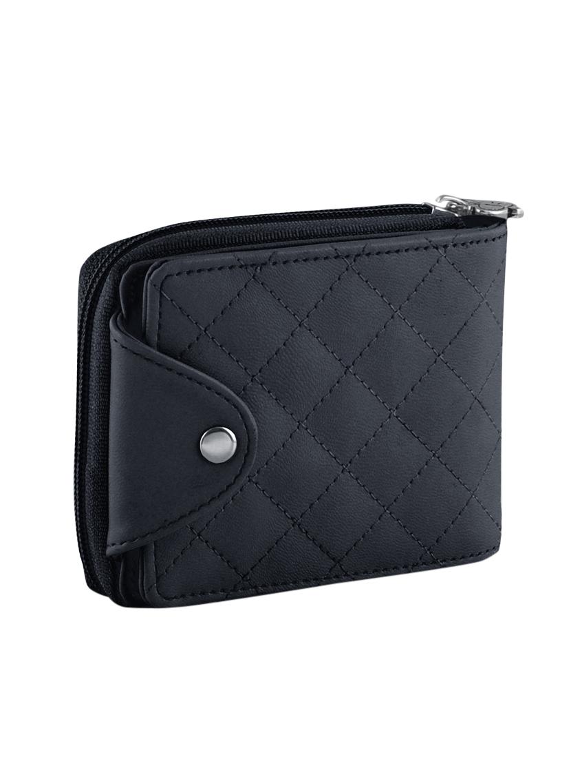 black leatherette regular clutch - 13682028 - Zoom Image - 1