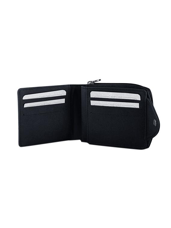 black leatherette regular clutch - 13682028 - Zoom Image - 3
