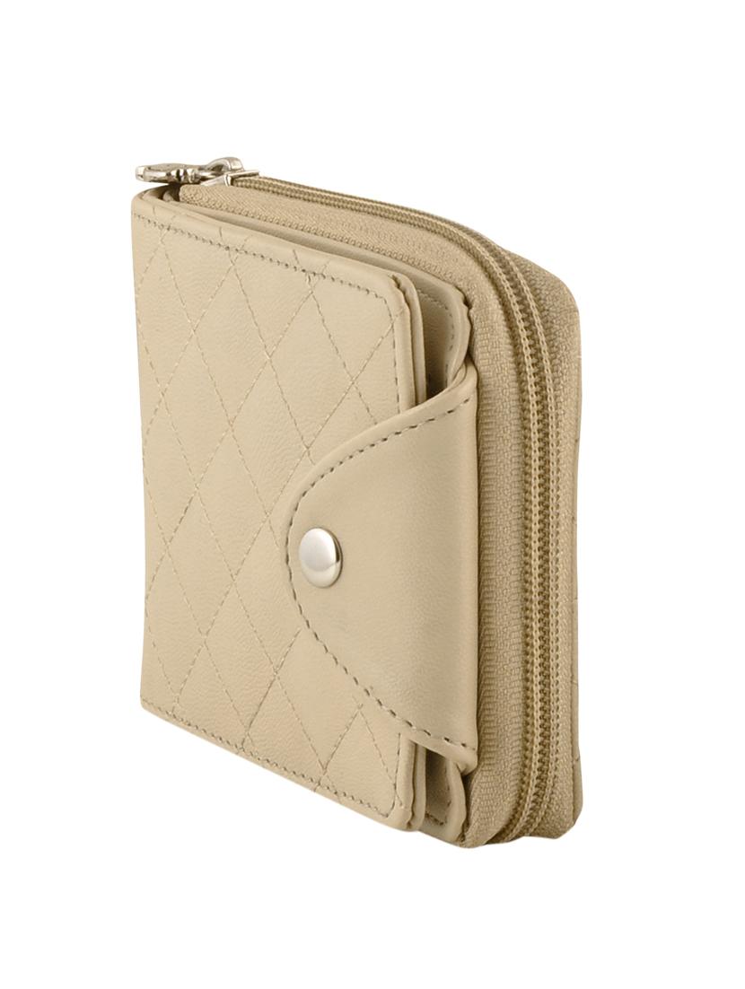 cream leatherette regular clutch - 13682029 - Zoom Image - 4