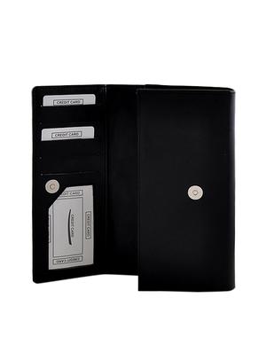 black leatherette regular purse - 13682036 - Standard Image - 3