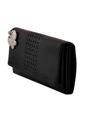 black leatherette regular purse - 13682036 - Standard Image - 4