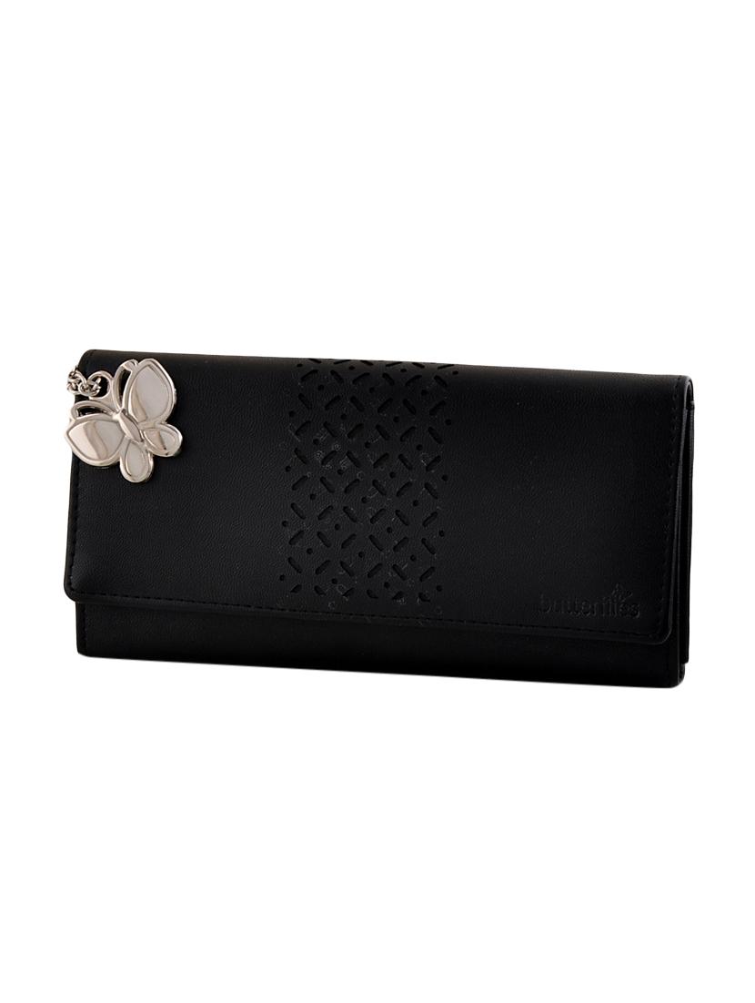black leatherette regular purse - 13682036 - Zoom Image - 1