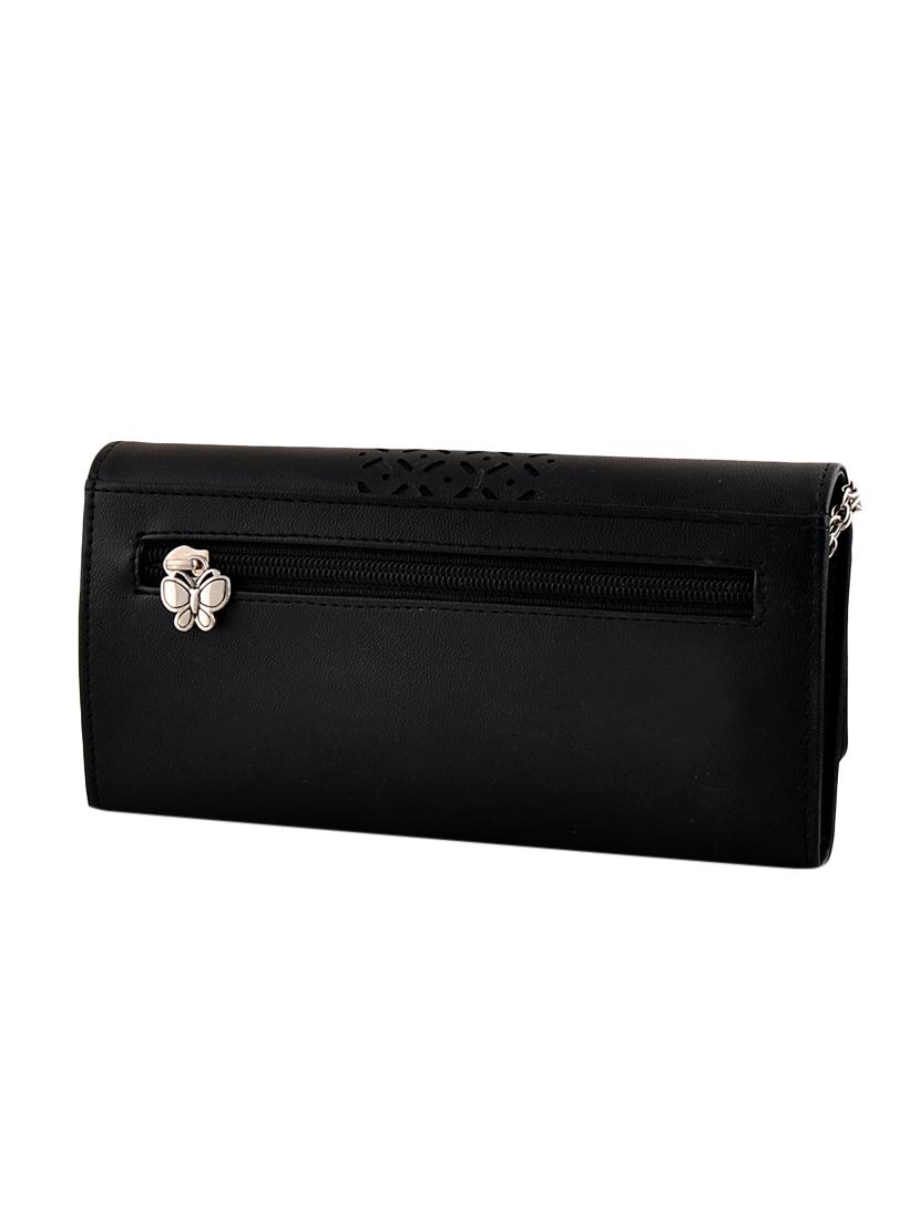 black leatherette regular purse - 13682036 - Zoom Image - 2