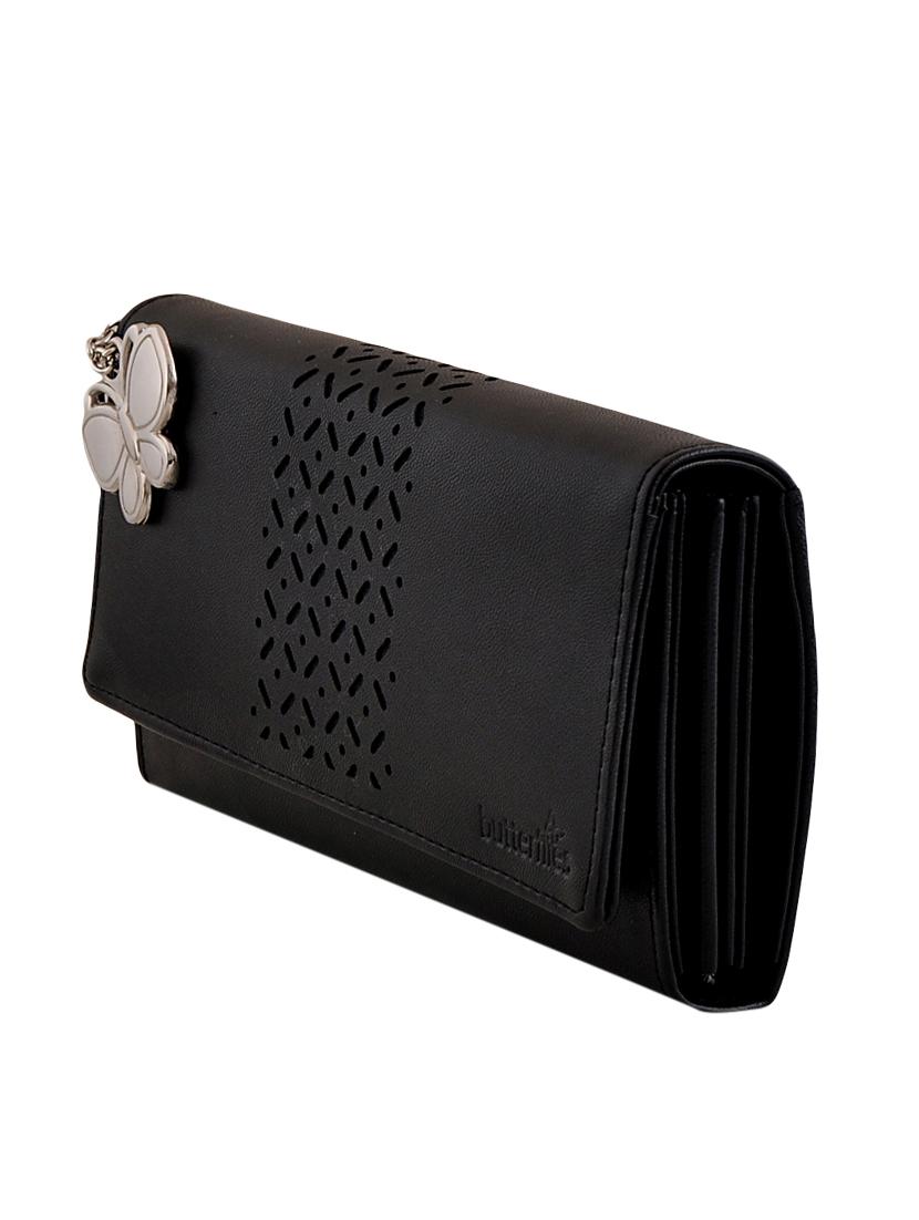 black leatherette regular purse - 13682036 - Zoom Image - 4