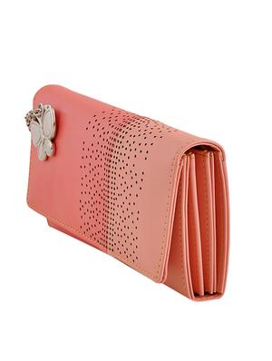 pink leatherette regular clutch - 13682063 - Standard Image - 4
