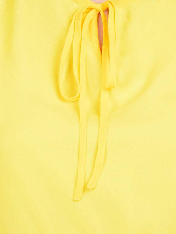 tie knot neck blouson dress - 13683796 - Zoom Image - 4