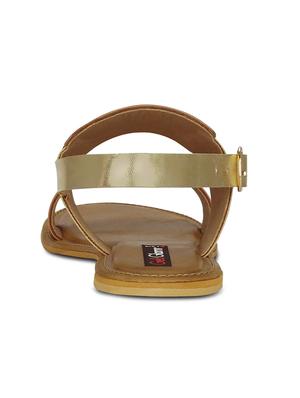 tan faux leather back strap sandals - 13687232 - Standard Image - 3