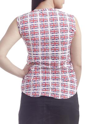 red printed cotton shirt - 13688930 - Standard Image - 3