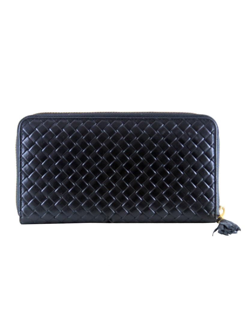 black leather regular clutch - 13695813 - Zoom Image - 2