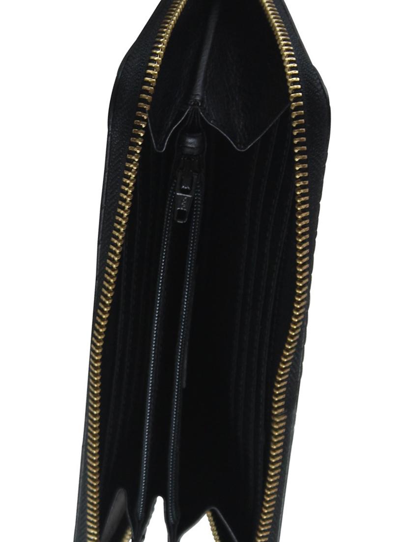 black leather regular clutch - 13695813 - Zoom Image - 3